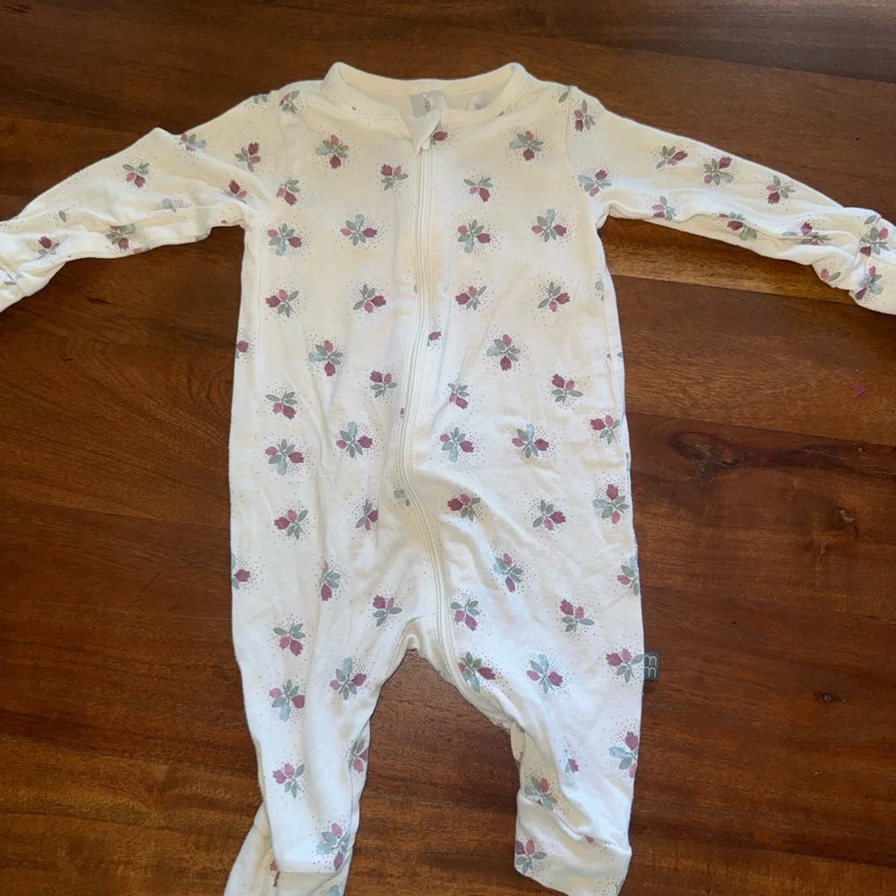 Charming Floral Kids‎ Pajama Footies